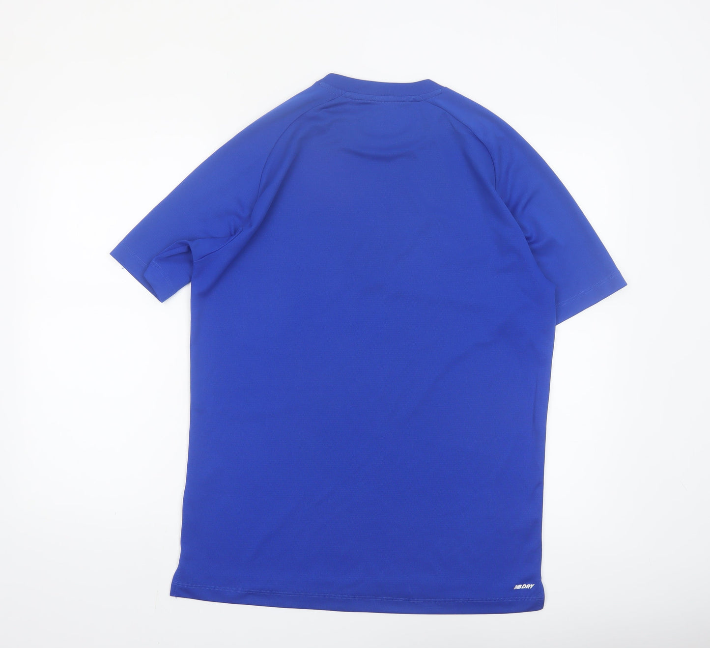 New Balance Men's Blue Athletic T-Shirt L Moisture Wicking Sports Top