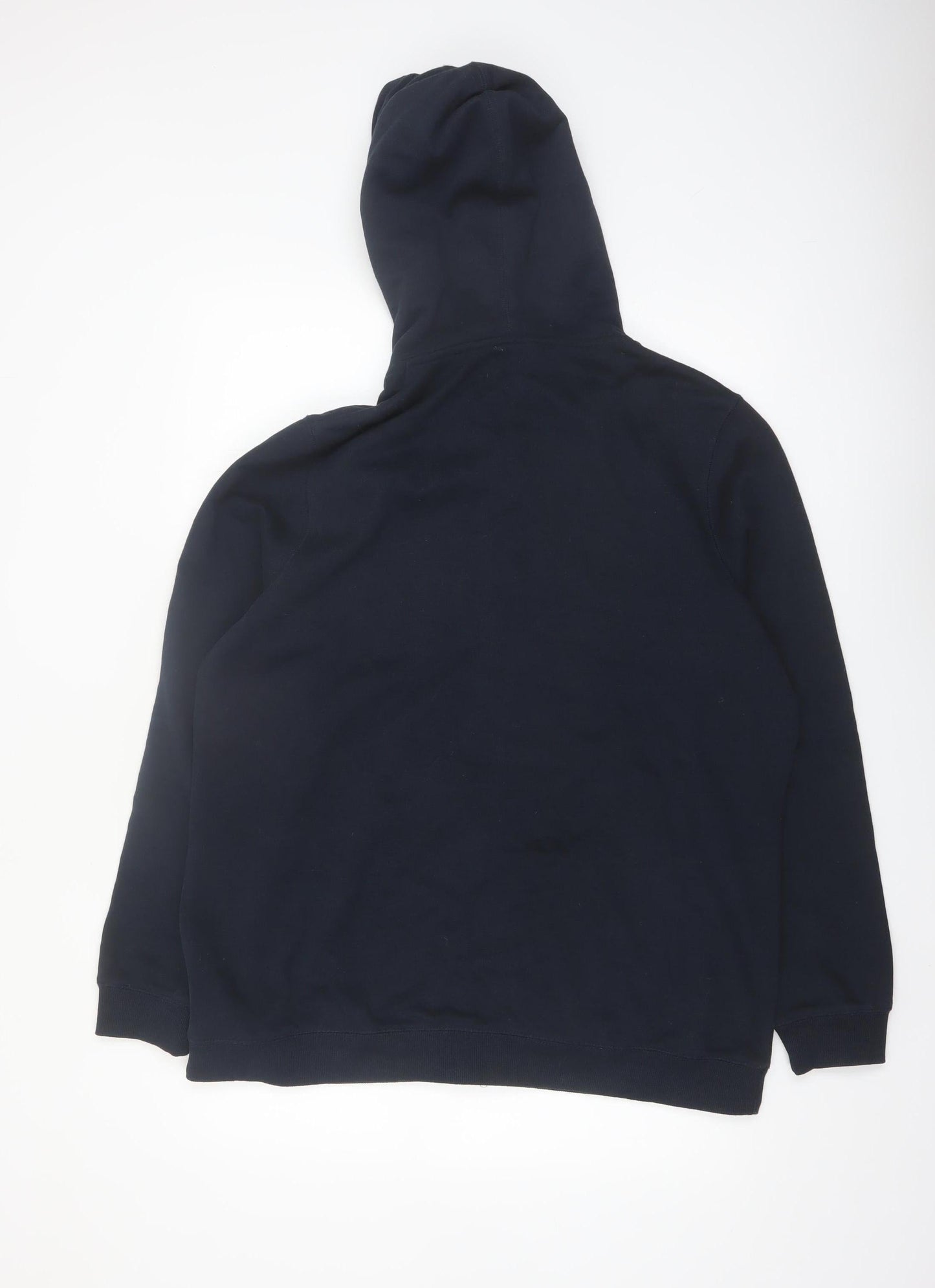 TOG24 Men's Blue Full Zip Hoodie XL Fleece Cotton Blend