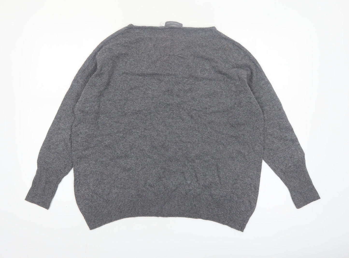 Mint Velvet Women's Grey Heart Pullover Jumper Size M