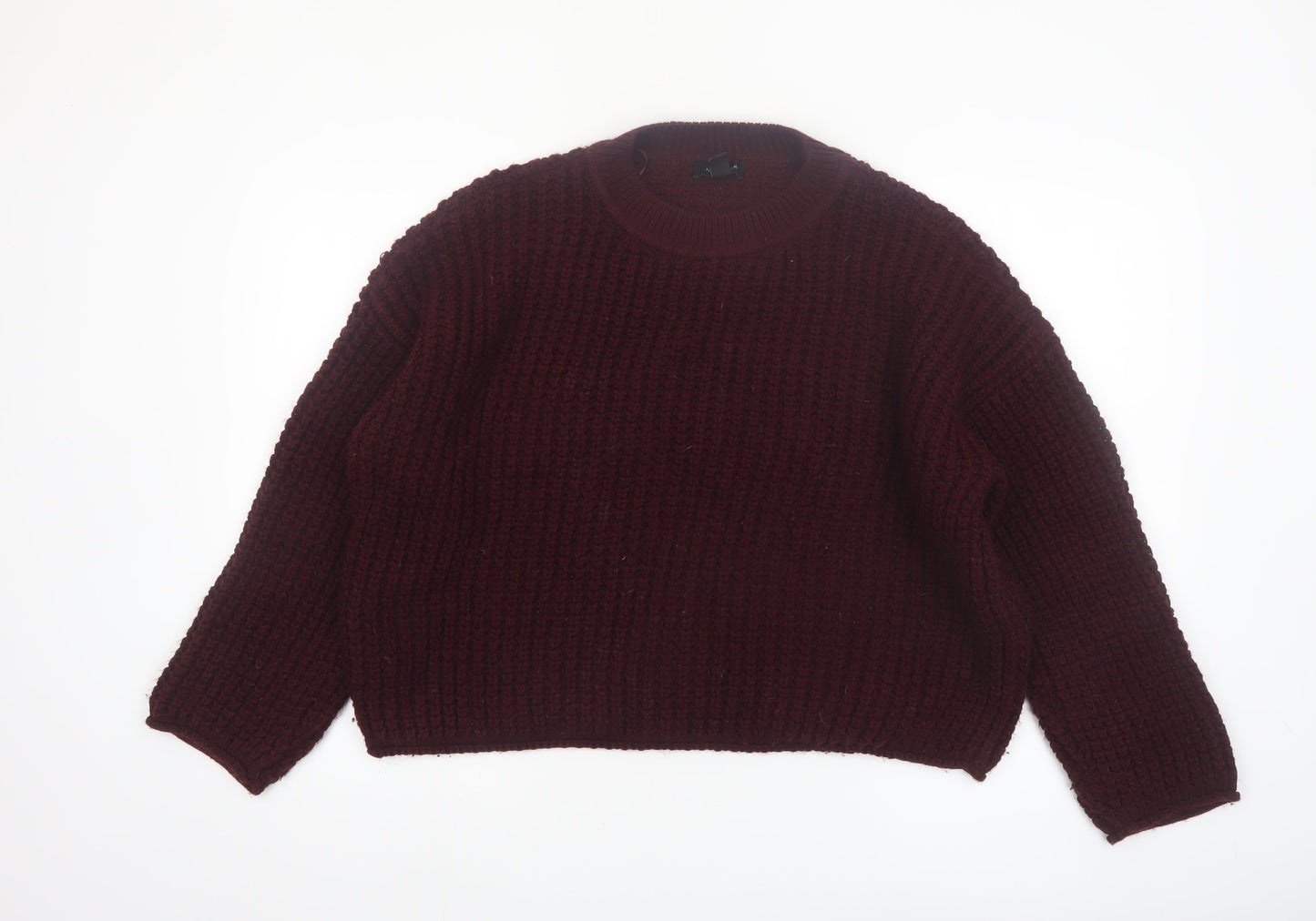 New Look Women's Brown Chunky Knit Pullover Jumper Size L
