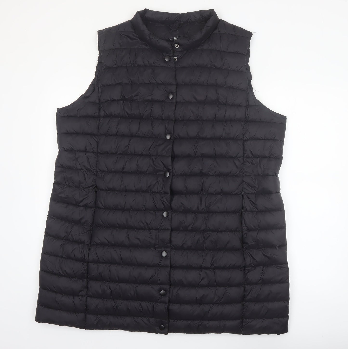 Dunnes Stores Men’s Black XL Puffer Waistcoat Quilted Mid-Length