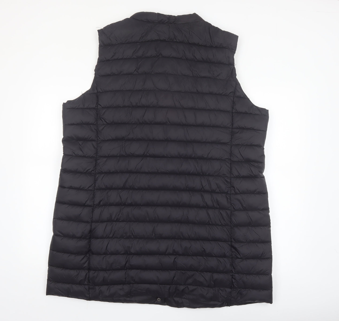 Dunnes Stores Men’s Black XL Puffer Waistcoat Quilted Mid-Length