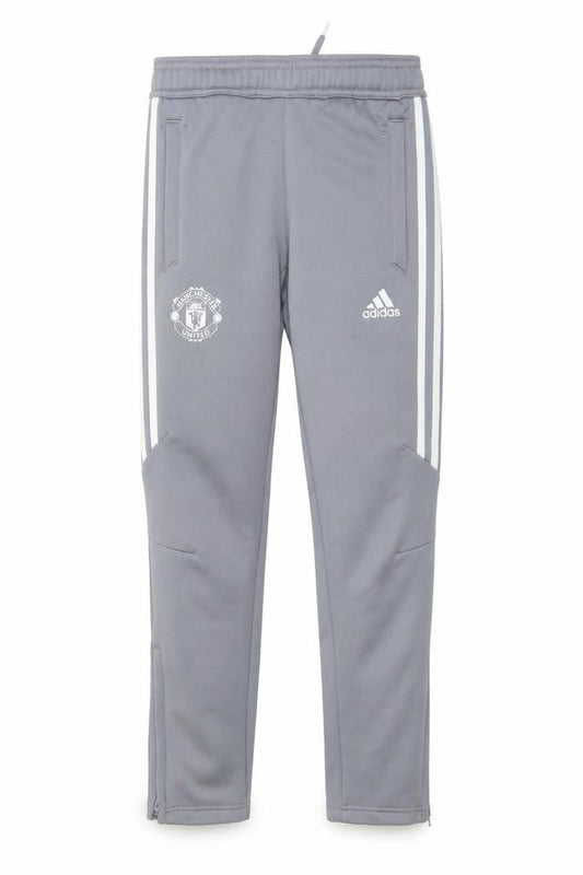 Adidas Boys Grey Manchester United Jogger Sweatpants 9-10 Years Climalite