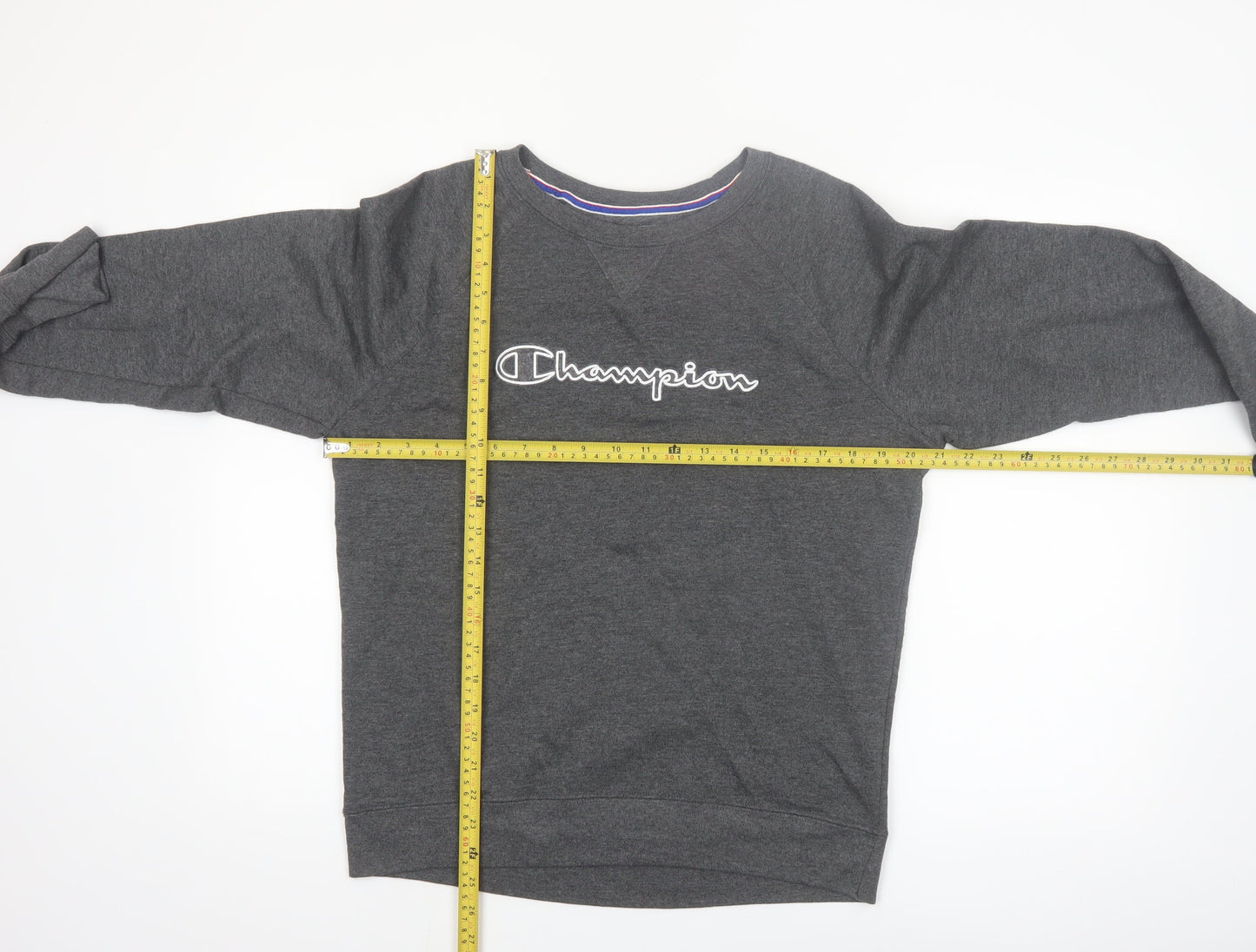 Champion Men's Grey M Pullover Crew Neck Sweatshirt