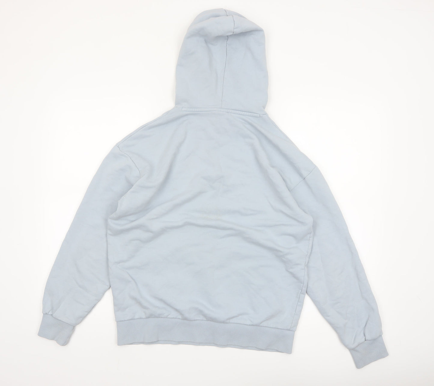 Puma Women's Light Blue Pullover Hoodie Small Cotton Blend