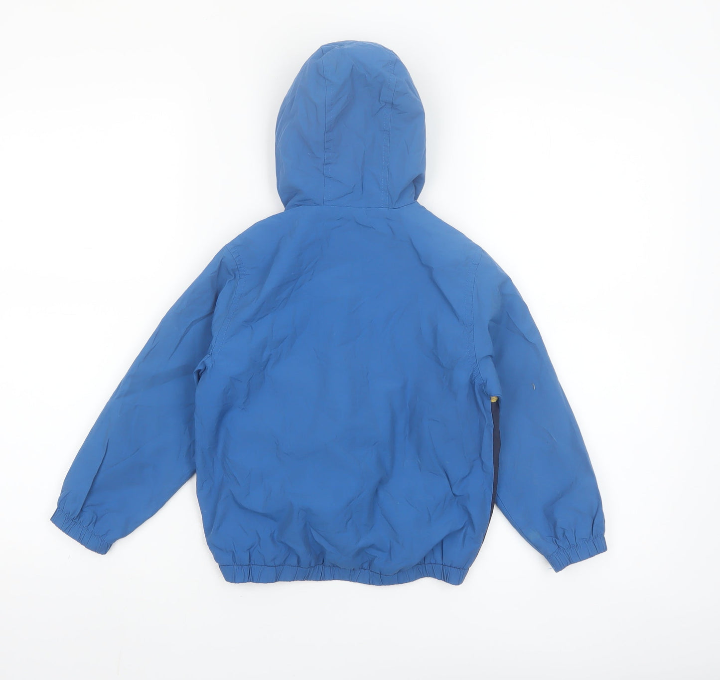 Original Penguin Boys Blue Colourblock Hooded Windbreaker Jacket 4-5 Years