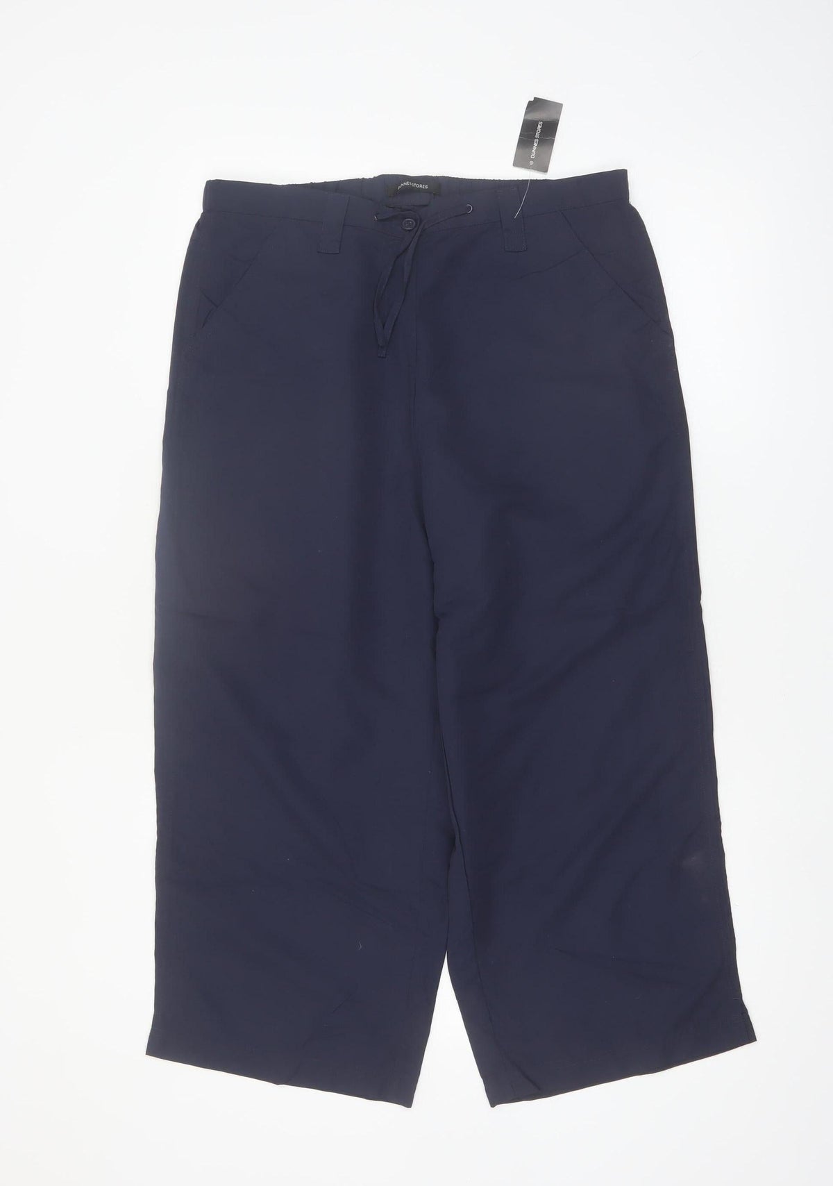 St. Bernard for Dunnes Stores Women's Blue Size 14 Cropped Trousers