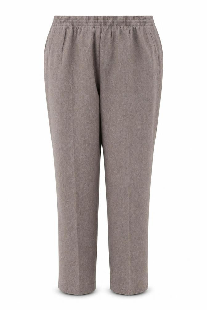 Emma Collection Womens Brown Size 16 Straight Trousers