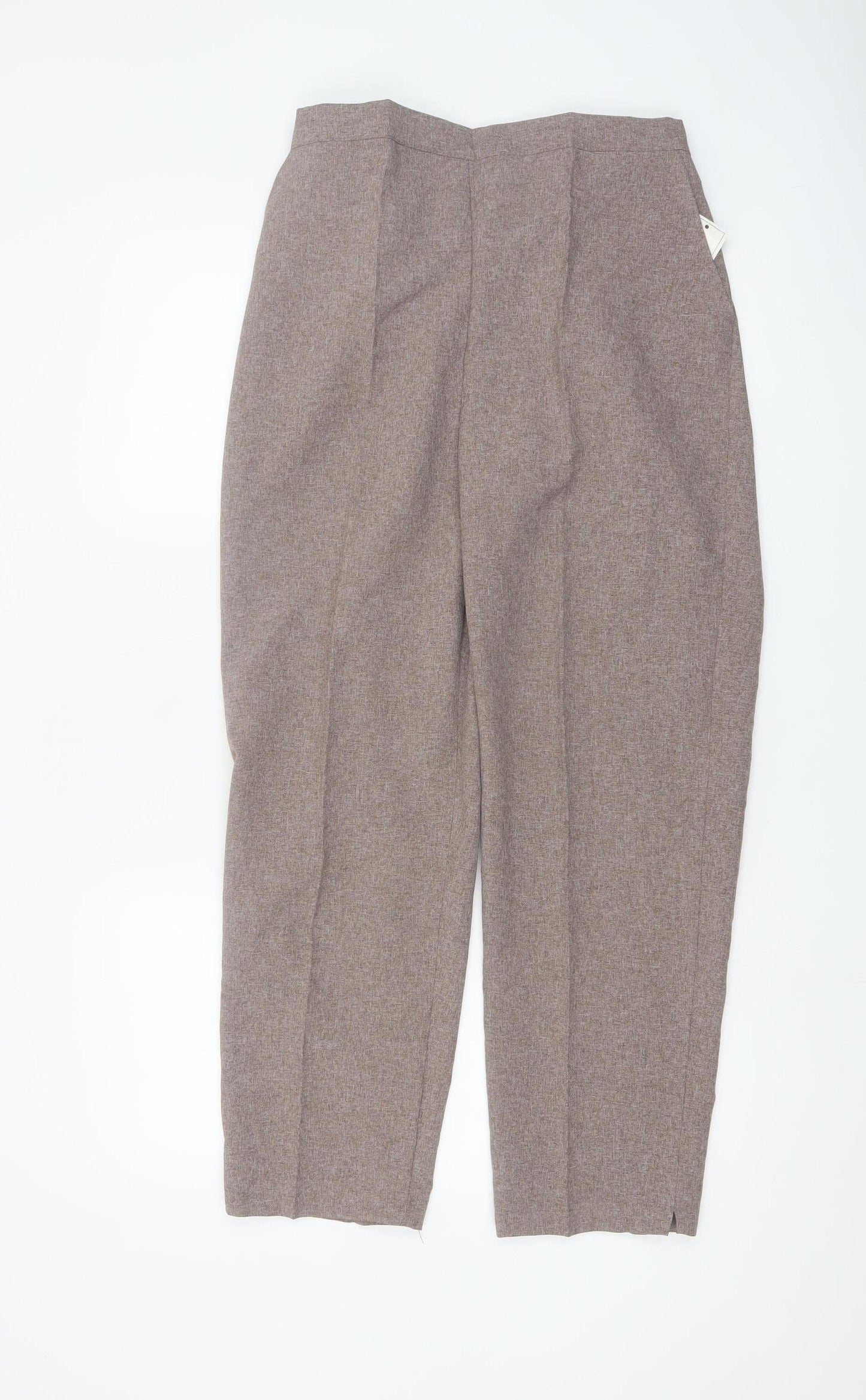 Emma Collection Womens Brown Size 16 Straight Trousers