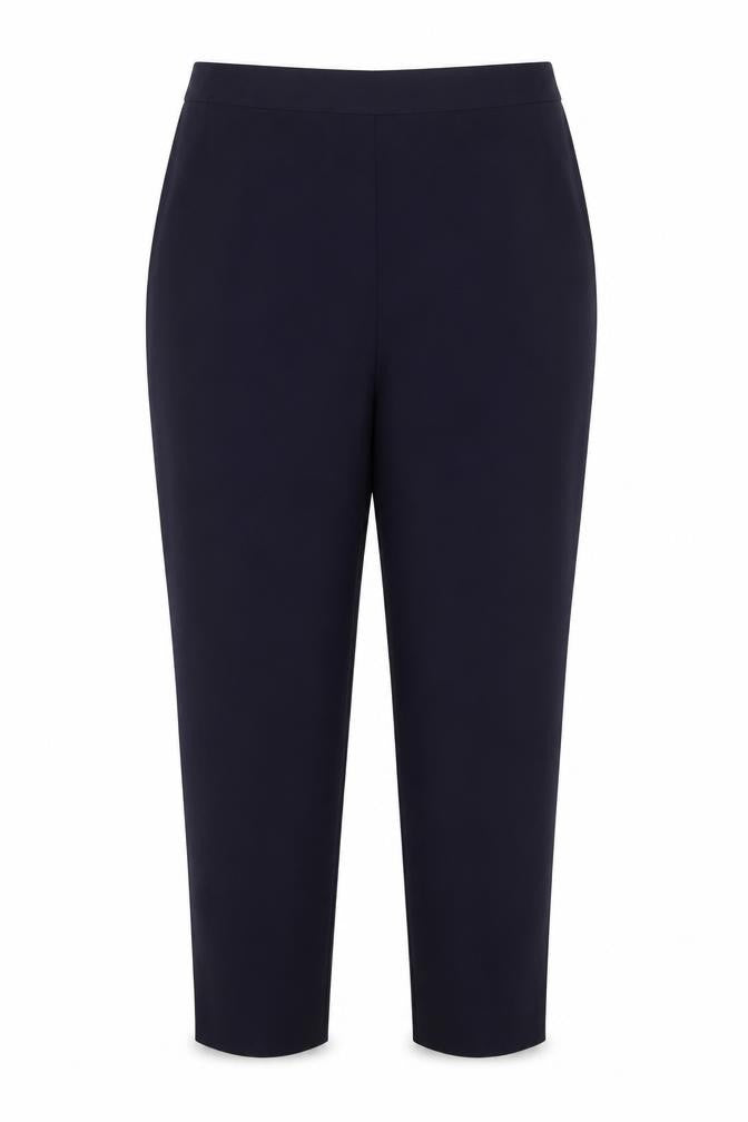 Friends Like These Women’s Blue Size 12 Slim Tapered Stretch Trousers