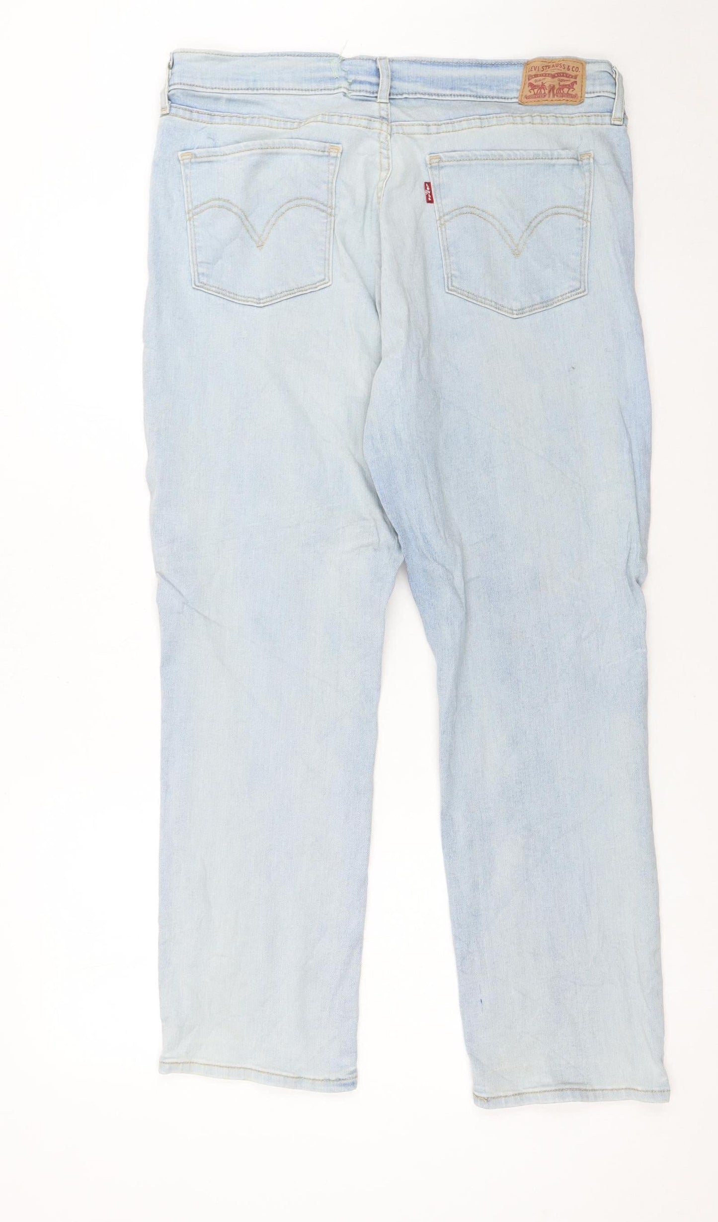 Levi's Women's Blue Size 14 Classic Straight Denim Jeans