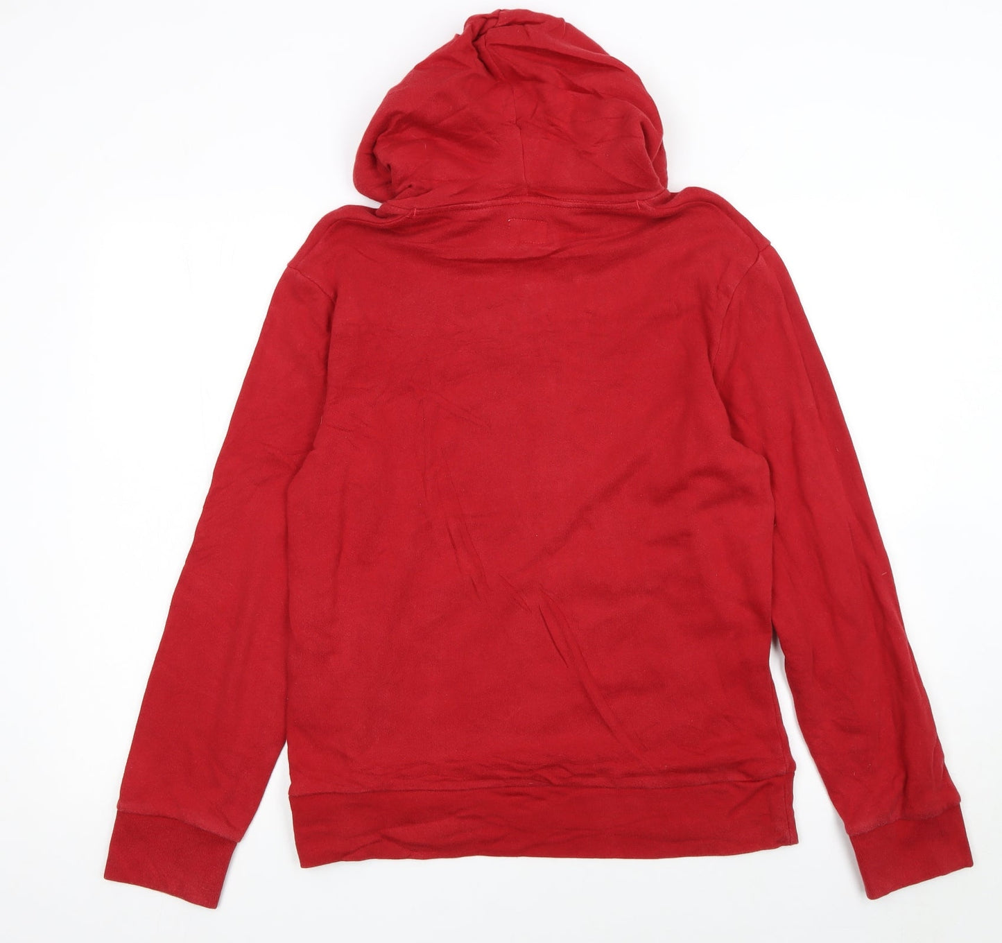 Levi's Women's Red Pullover Hoodie Medium Classic Logo Sweatshirt