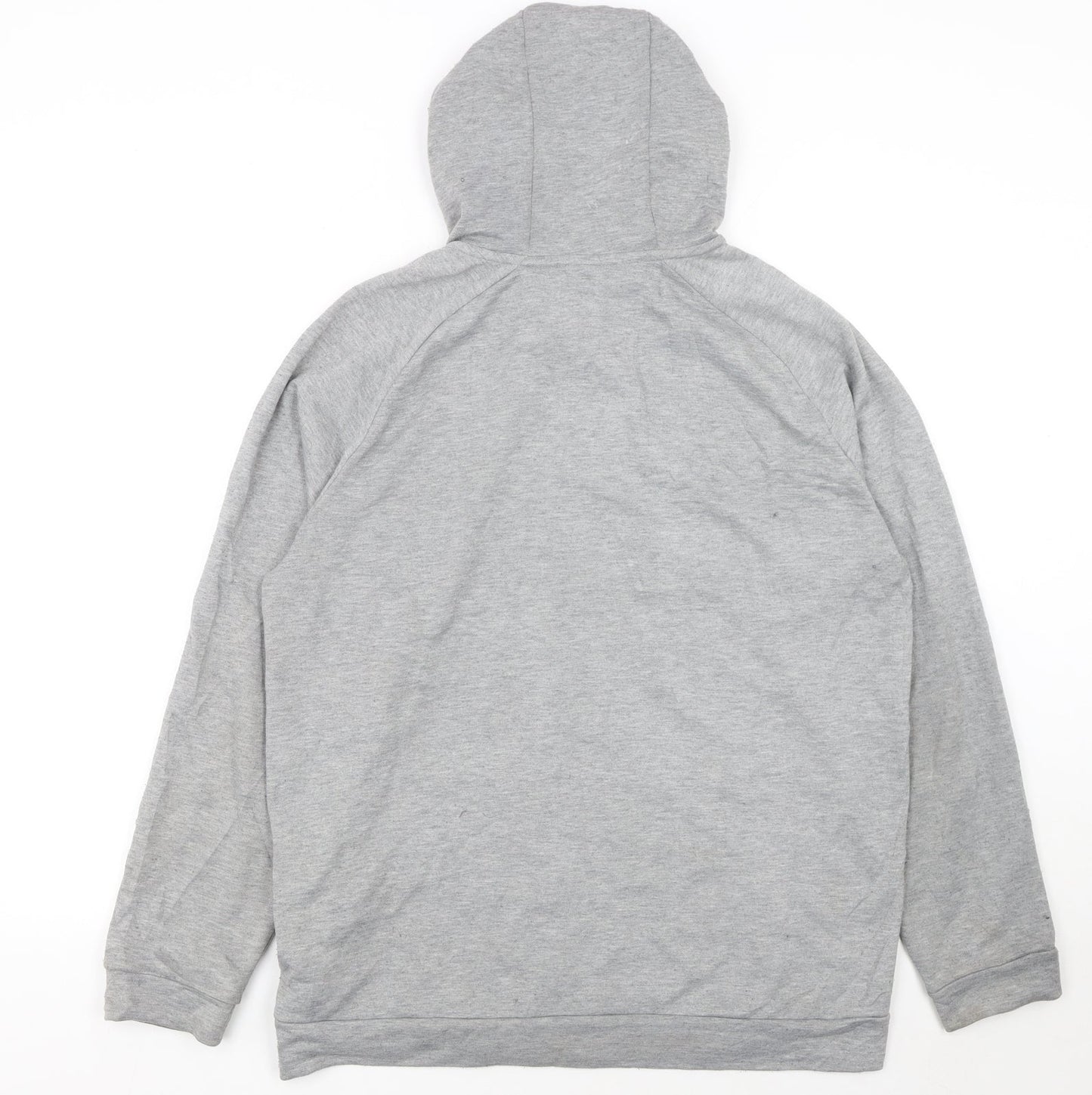 Nike Men's Grey Dri-Fit Full Zip Hoodie Size L Sportswear