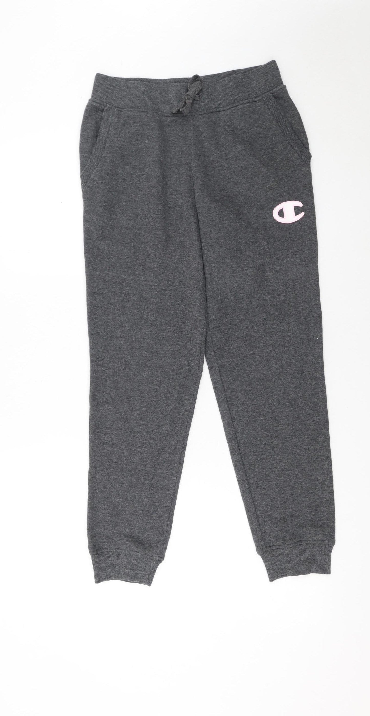 Champion Womens Grey Fleece Jogger Trousers Size L