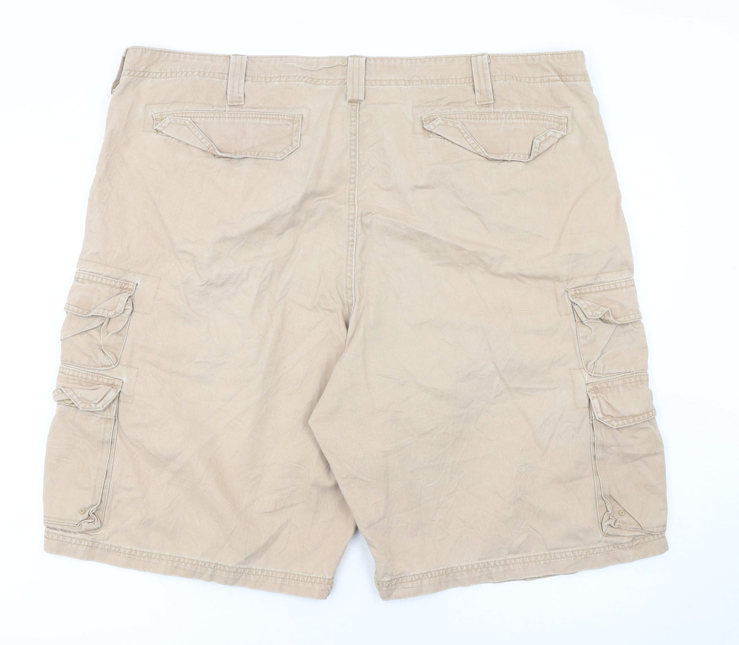 Lee Dungarees Men's Beige Cargo Shorts Size 40 Regular Fit