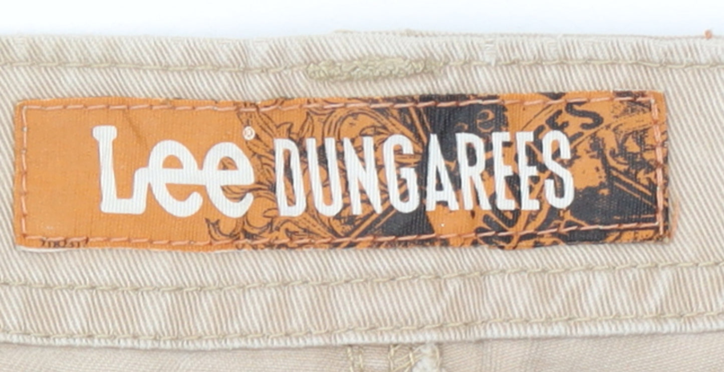 Lee Dungarees Men's Beige Cargo Shorts Size 40 Regular Fit