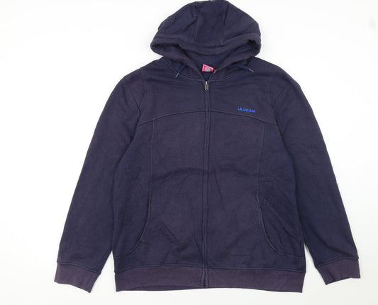 LA Gear Women's Navy Blue Size 18 Full Zip Hoodie Sweatshirt