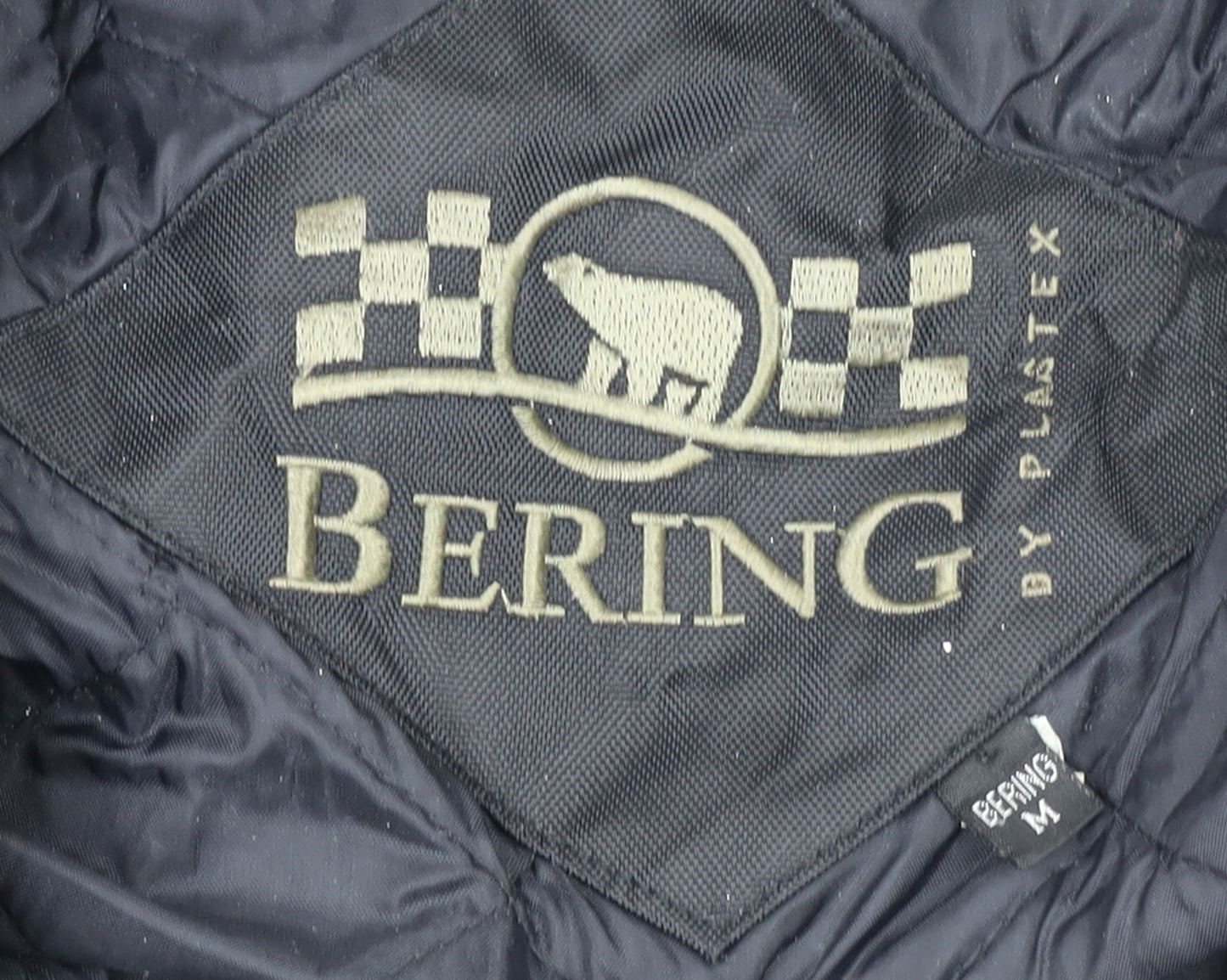 Bering Men’s Black Motorcycle Jacket M Waterproof Windproof Reflective