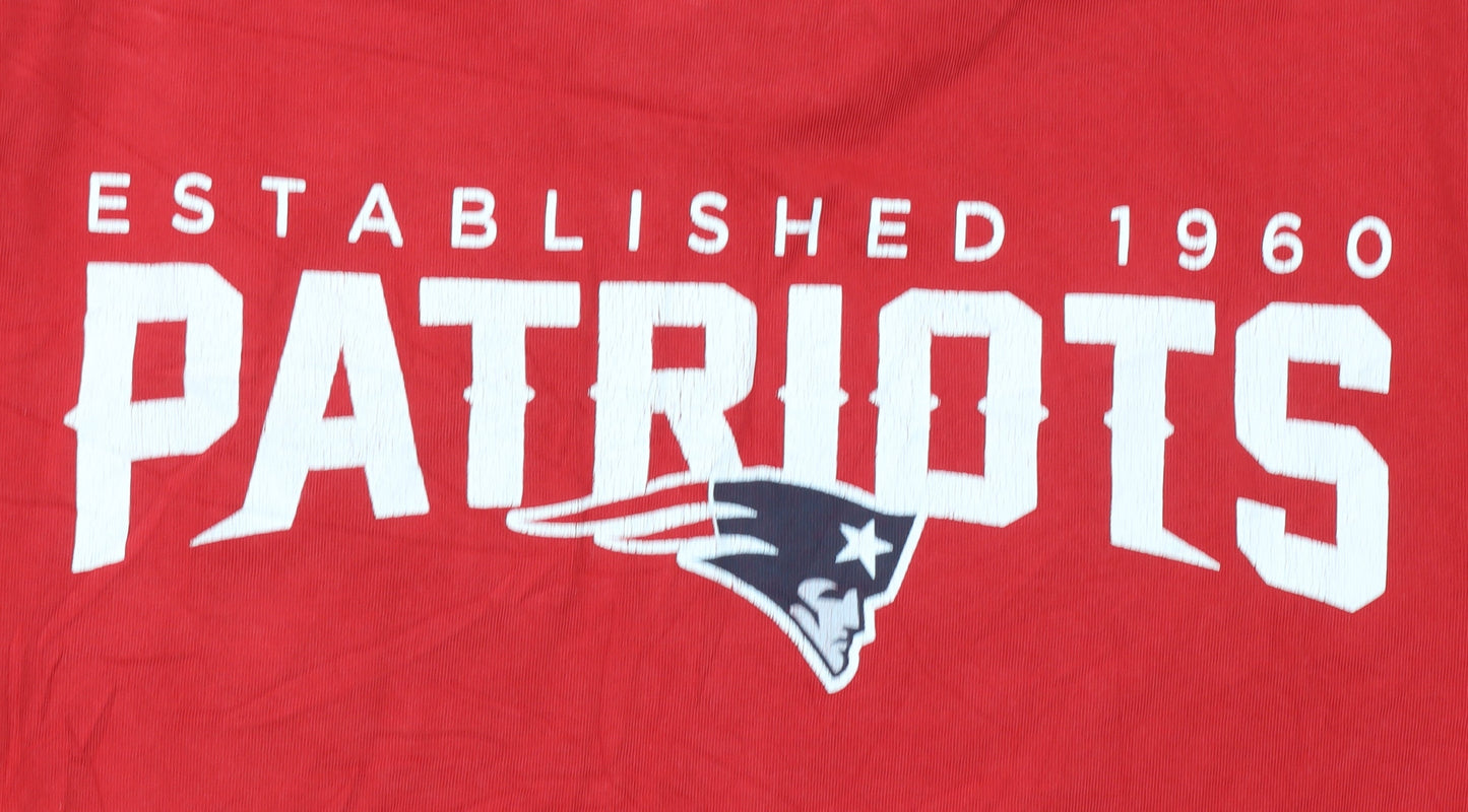 Primark Men’s Red NFL Patriots Graphic Cotton T-Shirt Size M