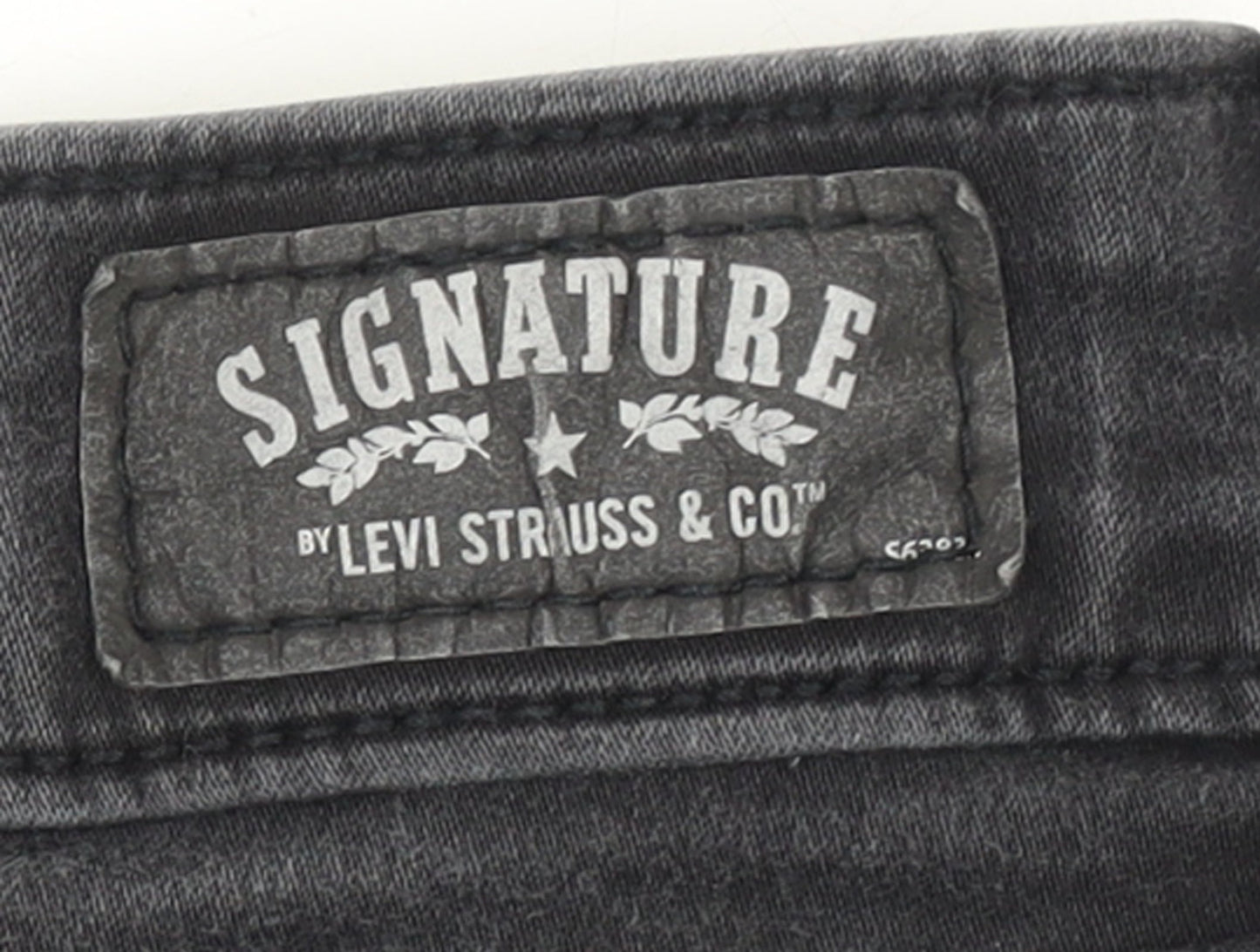 Levi Strauss Women Black Capri Jeans Size 12 Slim Fit Denim