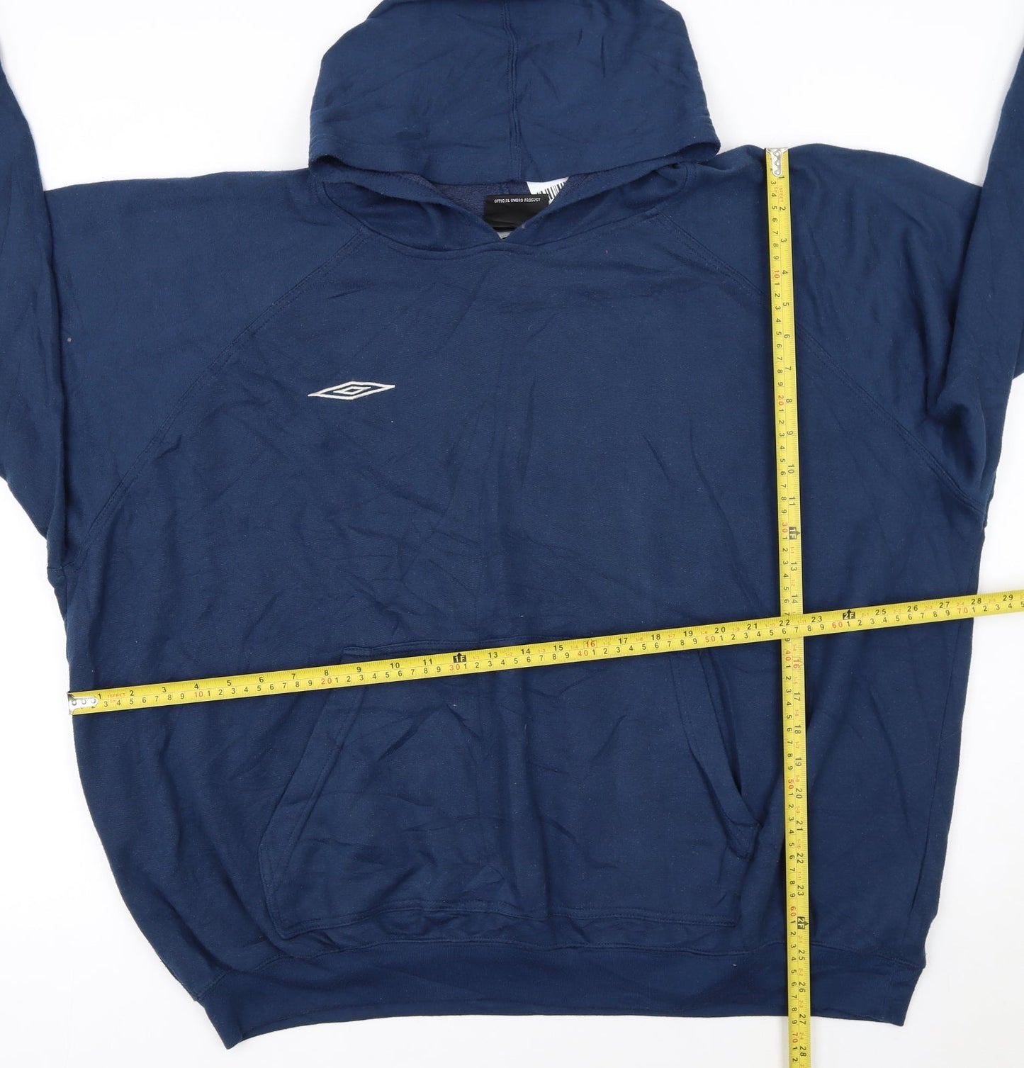 Umbro Men's Blue 2XL Pullover Hoodie Fleece Sportswear