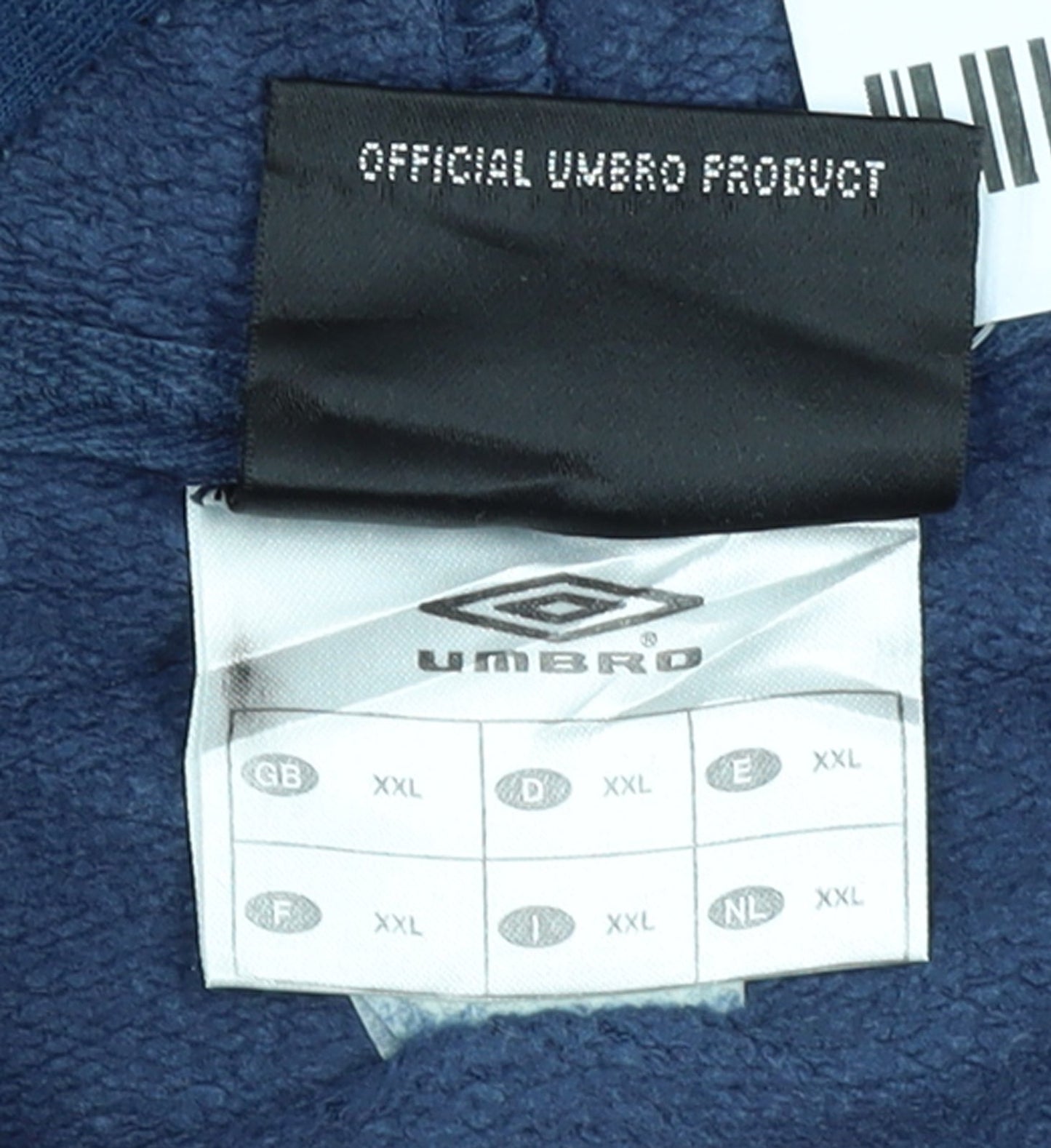 Umbro Men's Blue 2XL Pullover Hoodie Fleece Sportswear