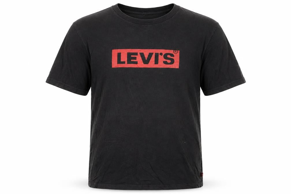 Levi's Men's Black Relaxed Fit Logo T-Shirt Size S Cotton
