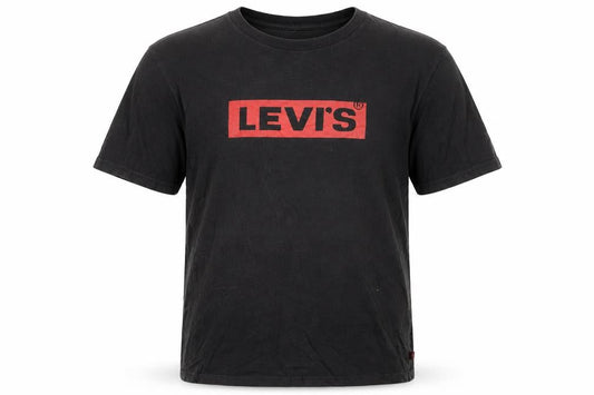 Levi's Men's Black Relaxed Fit Logo T-Shirt Size S Cotton