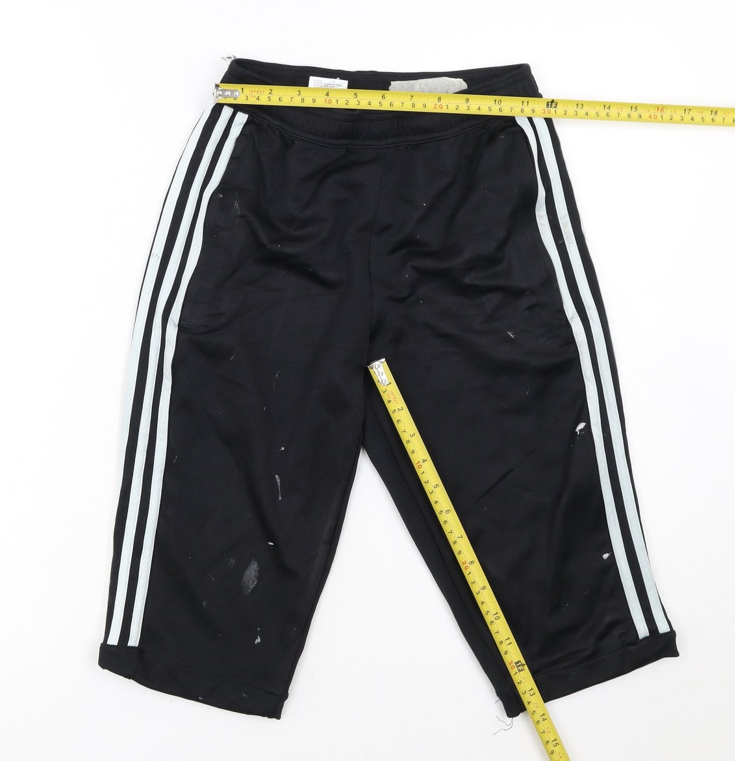 Adidas Women’s Black XS Track Pants Three Stripe Sports Trousers