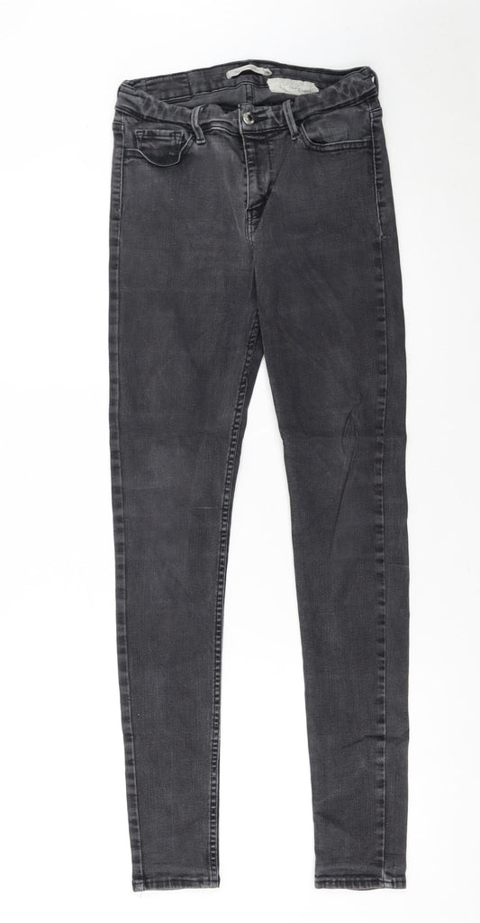 Levi's Women's Black 710 Super Skinny Mid Rise Stretch Jeans Size 29