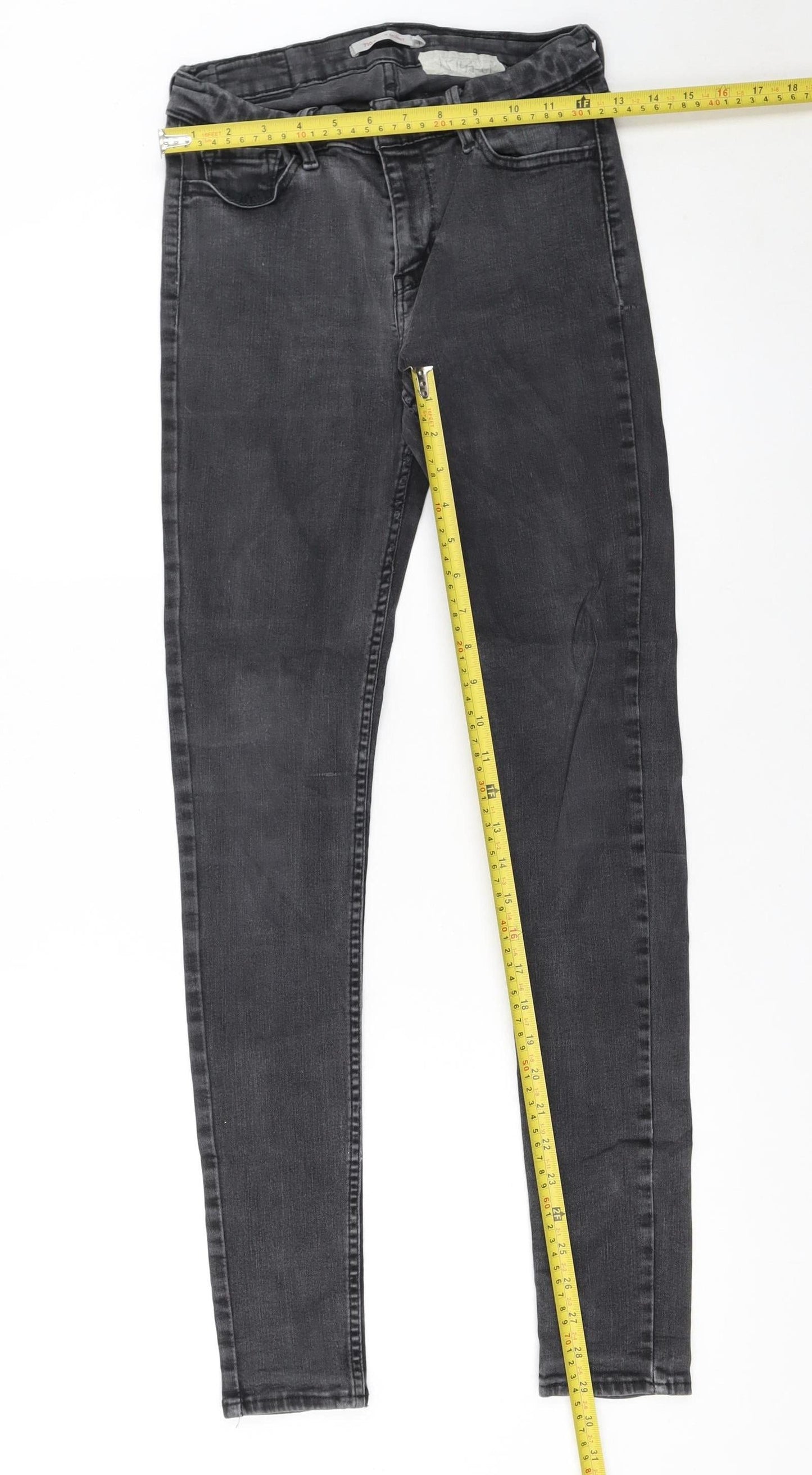 Levi's Women's Black 710 Super Skinny Mid Rise Stretch Jeans Size 29