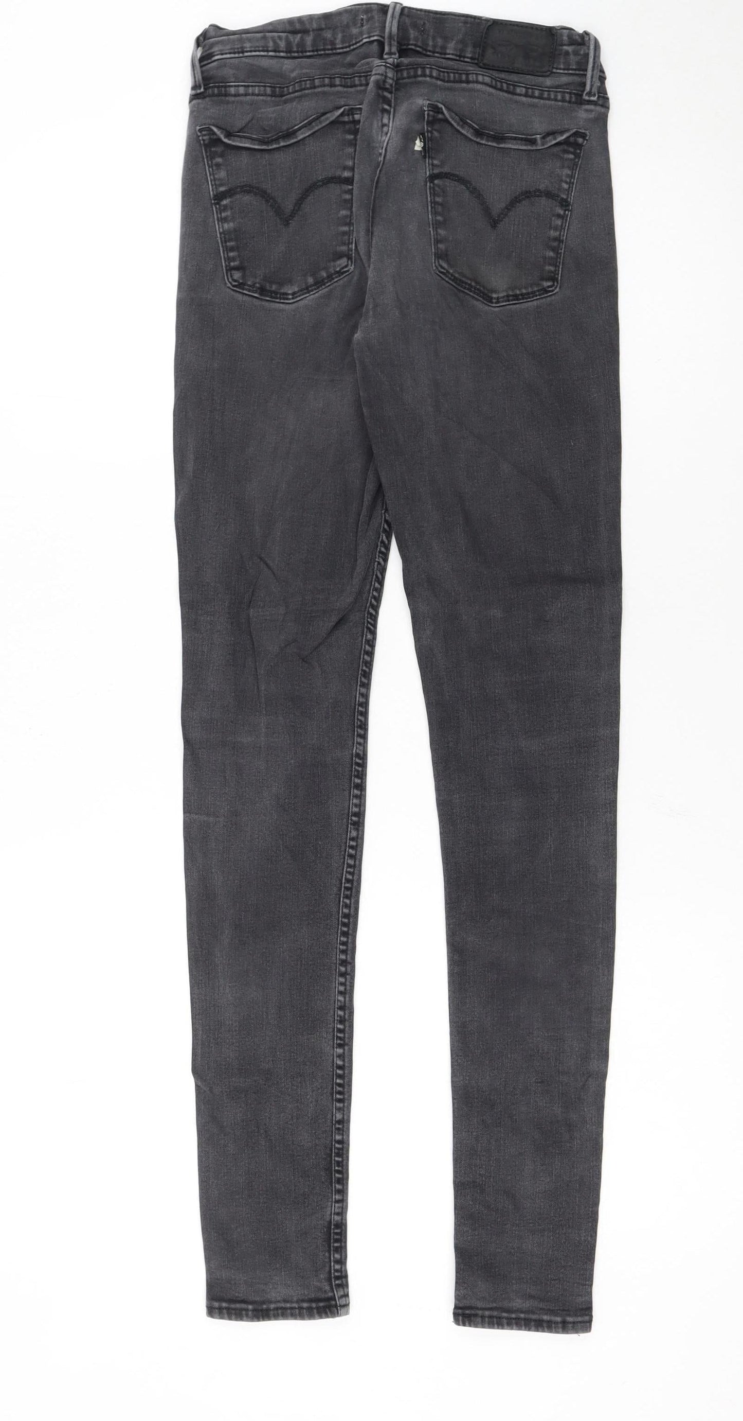 Levi's Women's Black 710 Super Skinny Mid Rise Stretch Jeans Size 29
