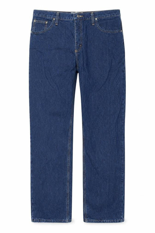 Wrangler Men's Blue 16x32 Straight Leg Denim Jeans