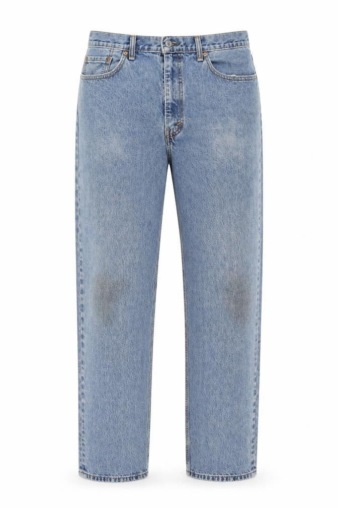 Levi's 550 Men's Blue Relaxed Fit Straight Jeans W38 L36