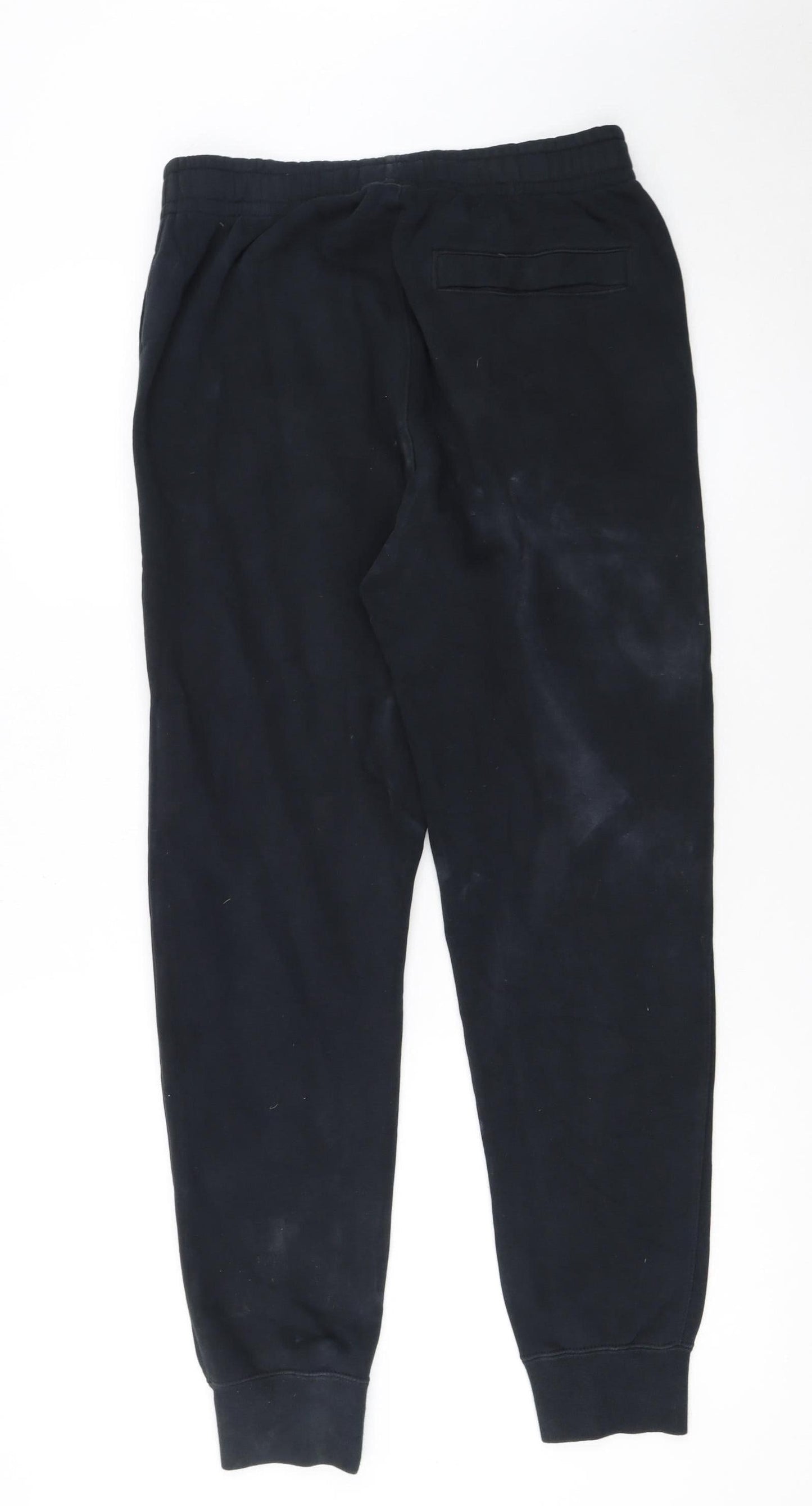 Nike Men’s Black Jogger Trousers Small Fleece Tapered Fit