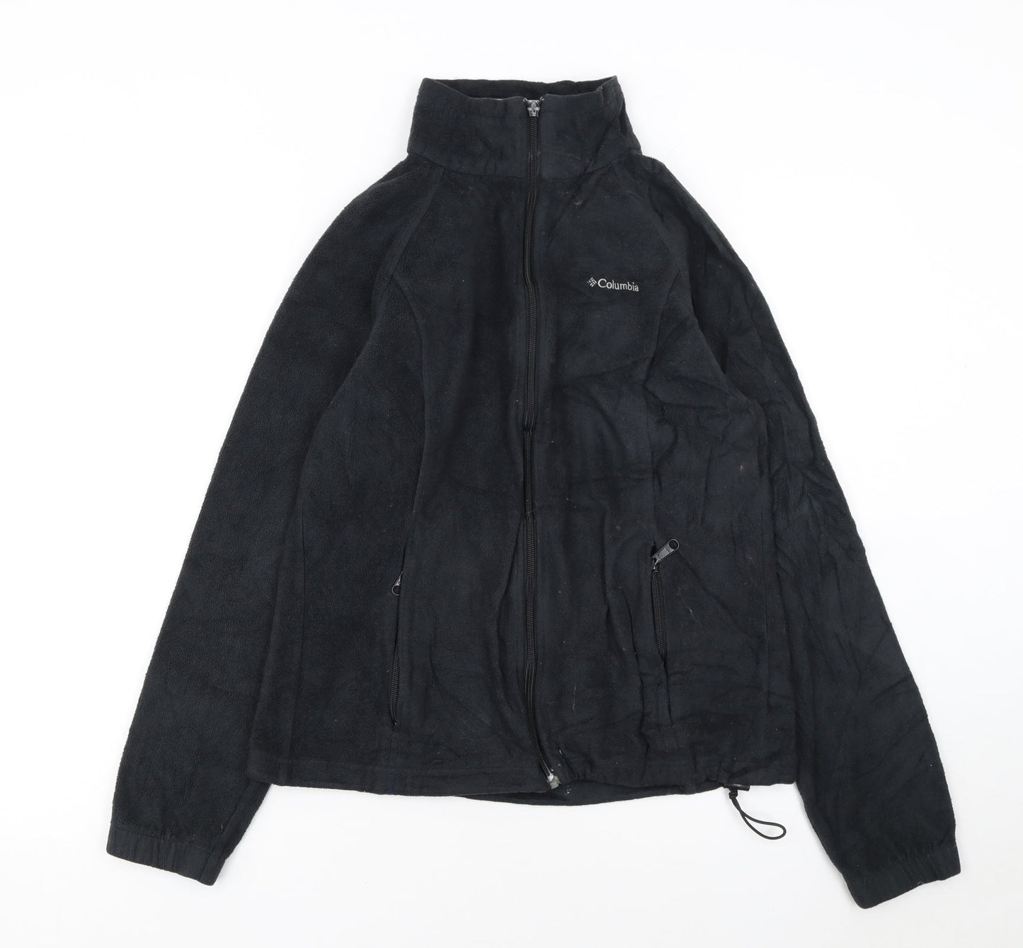 Columbia Women's Black Fleece Full Zip Outdoor Jacket Size L