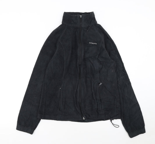Columbia Women's Black Fleece Full Zip Outdoor Jacket Size L