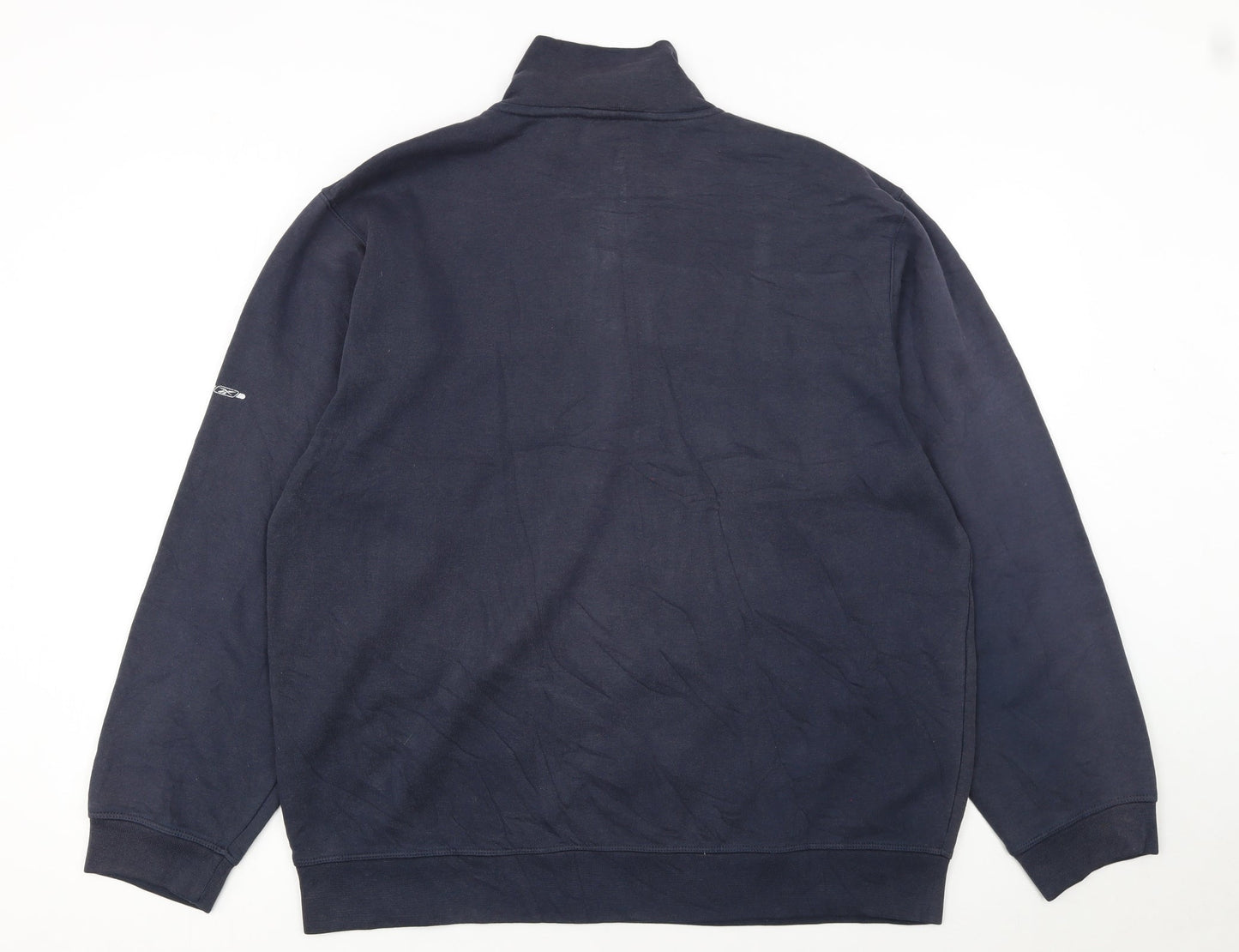 Reebok Men's Blue 1/4 Zip Pullover Sweatshirt Size M