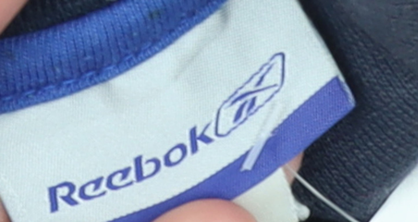 Reebok Men's Blue 1/4 Zip Pullover Sweatshirt Size M