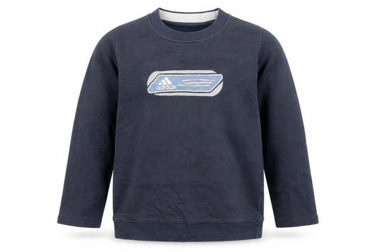 Adidas Boys Navy Blue Crew Neck Sweatshirt Size 12-13 Years Casual