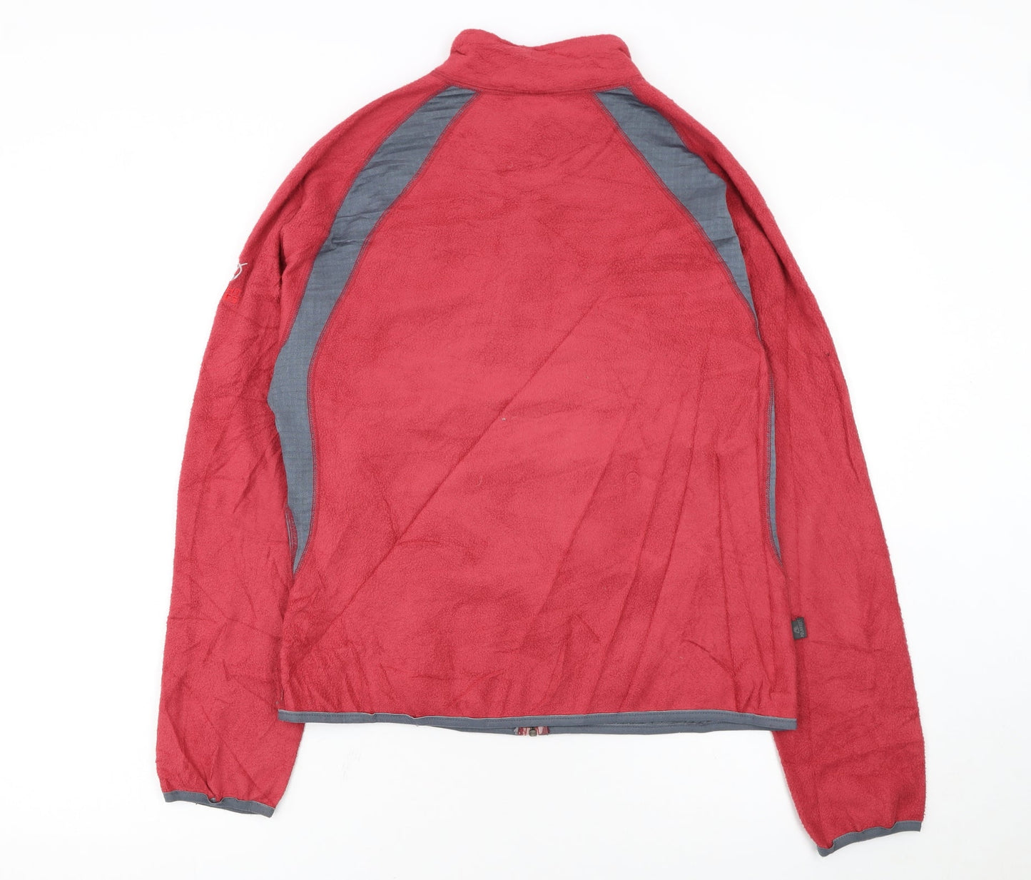 The North Face Women's Red Fleece Full Zip Jacket Size L