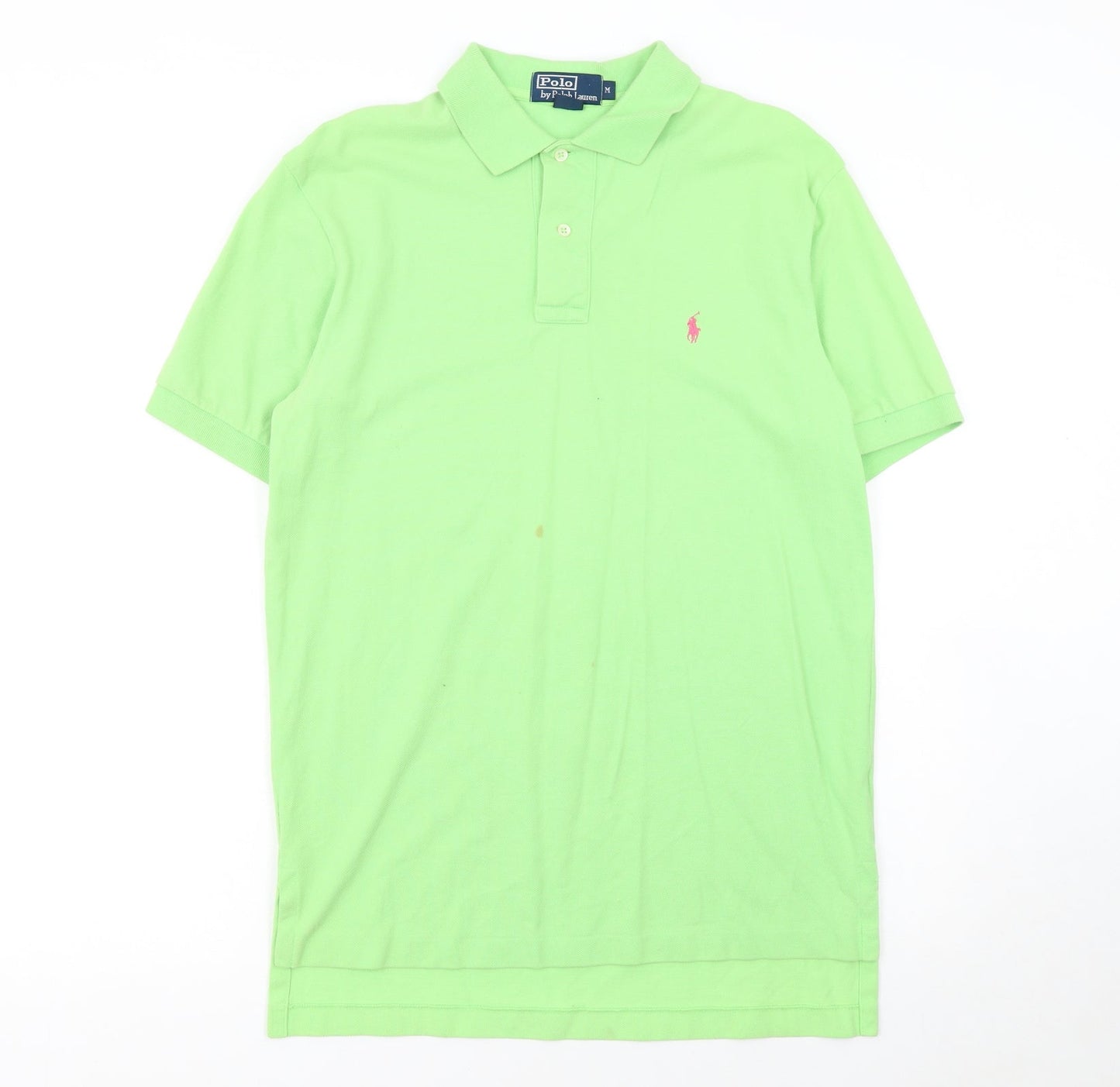 Ralph Lauren Men's Green Short Sleeve Cotton Polo Shirt M