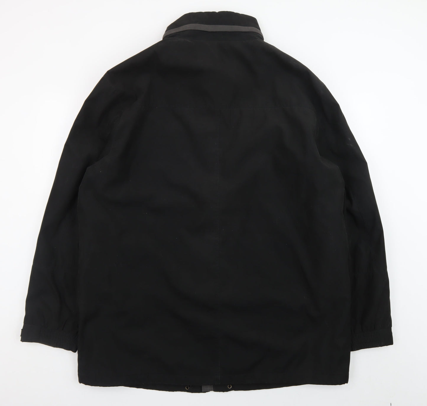Paul Berman Men's Black XL Full Zip Lined Jacket