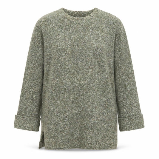 Paul Costelloe Women Green Wool Knit Pullover Jumper M