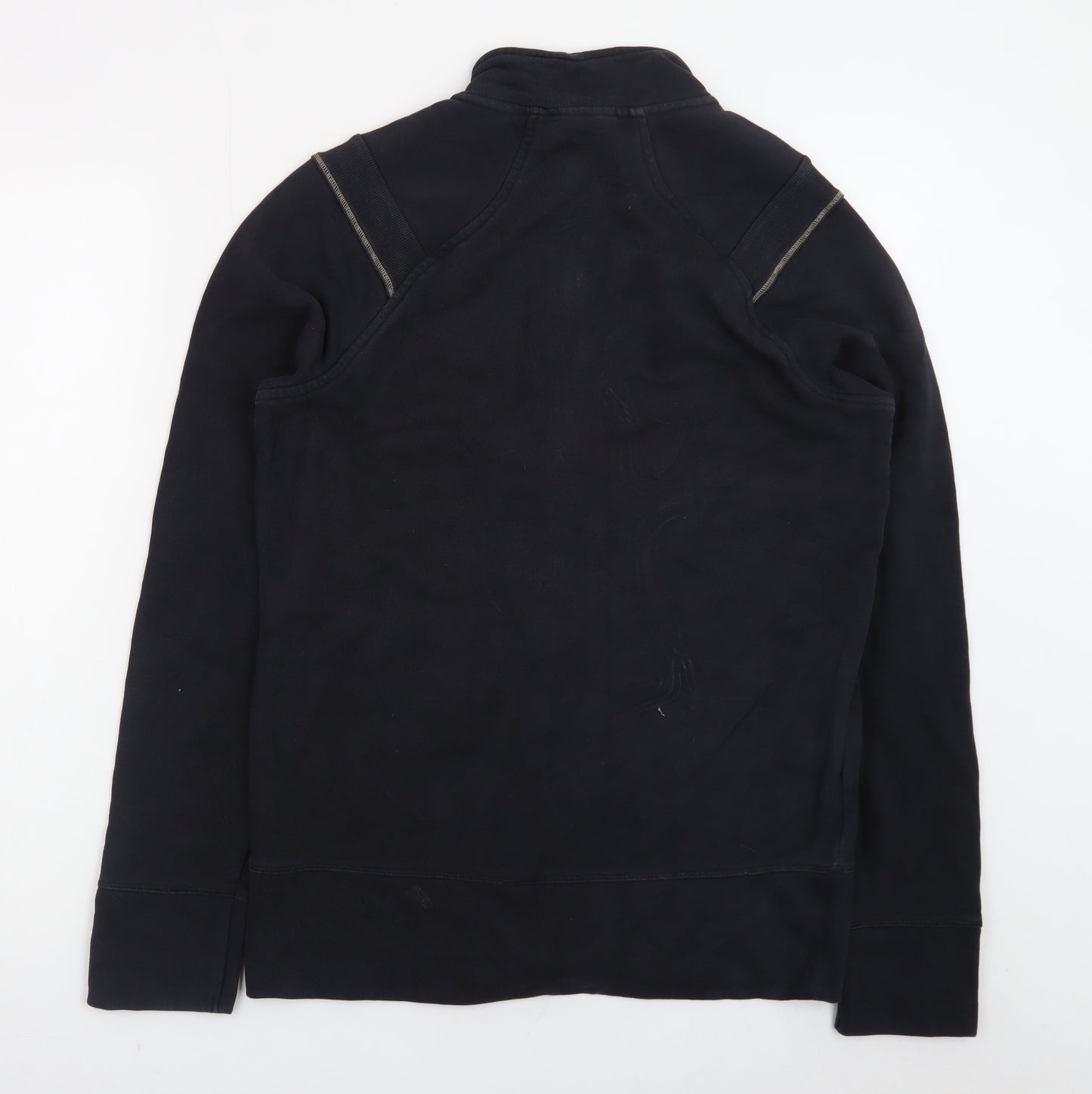 Reebok Men Black XL Full Zip Fleece Sports Jacket