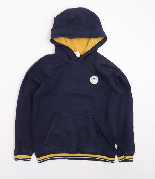 Quiksilver Men’s Blue Pullover Hoodie Size M Surf Style