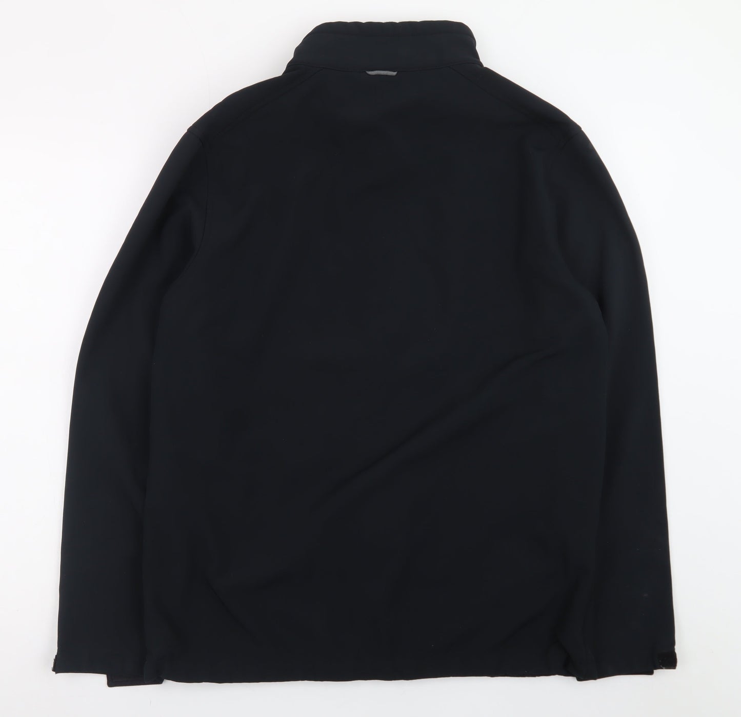 TOG24 Men's Black Softshell Jacket Size M Regular Fit Outdoor