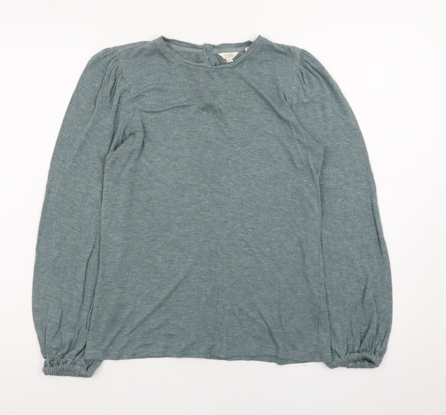 Fat Face Women’s Green Long Sleeve Viscose Blouse UK 8