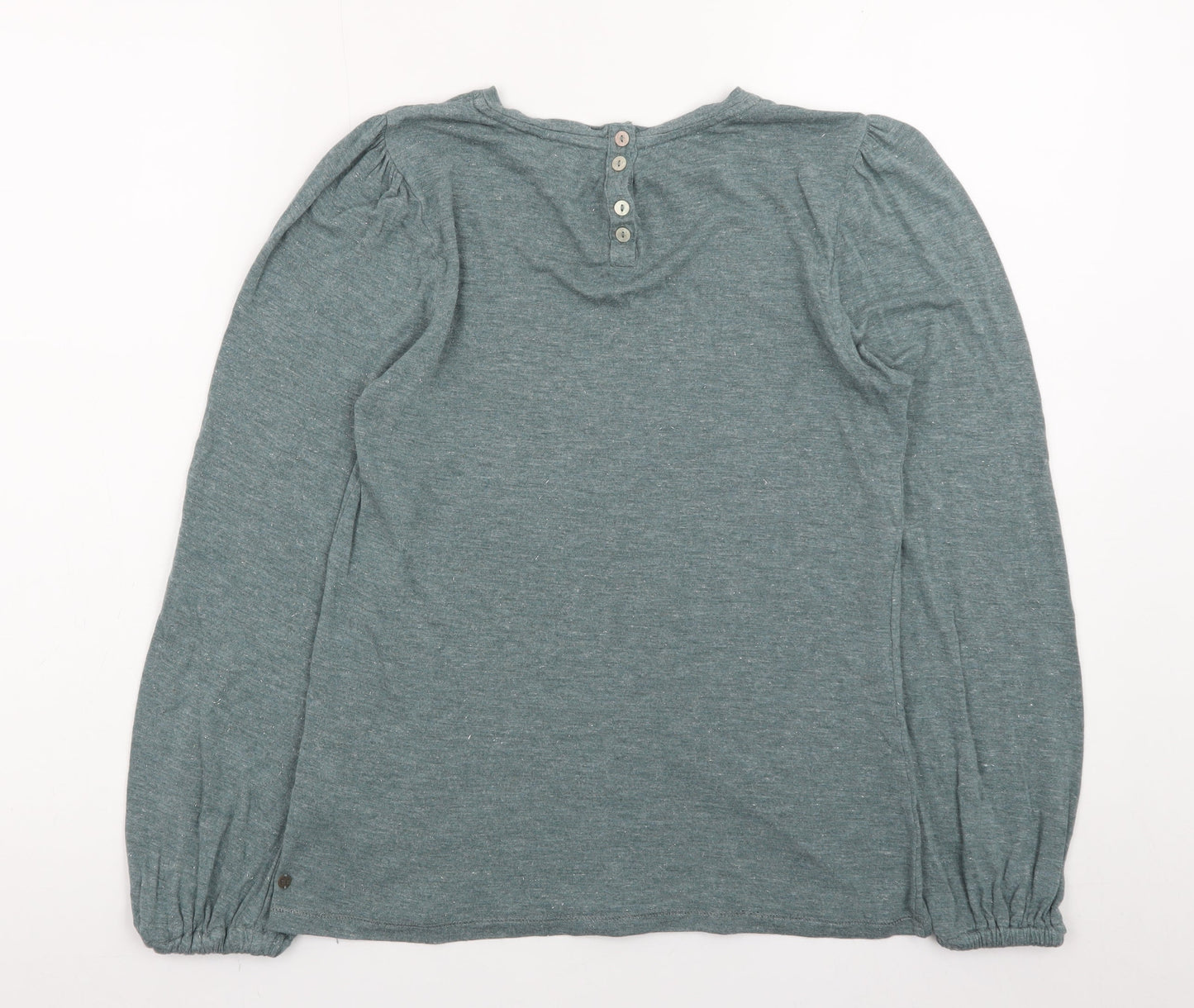 Fat Face Women’s Green Long Sleeve Viscose Blouse UK 8