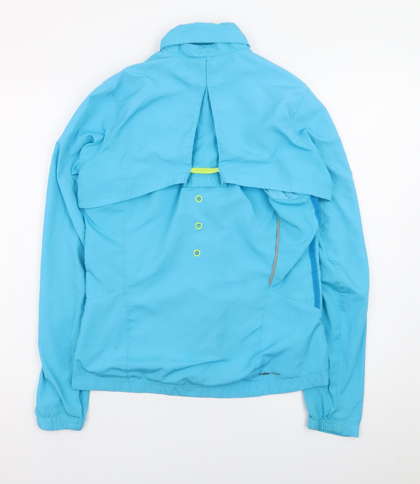 Adidas Womens Blue Supernova Lightweight Windbreaker Jacket Size S
